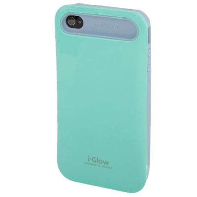 Smooth Surface (Plastic + Fluorescent Effect Silicone) Case for iPhone 4 & 4S