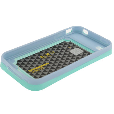 Smooth Surface (Plastic + Fluorescent Effect Silicone) Case for iPhone 4 & 4S