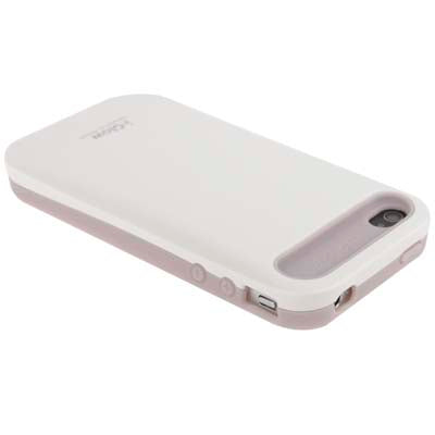 Smooth Surface (Plastic + Fluorescent Effect Silicone) Case for iPhone 4 & 4S