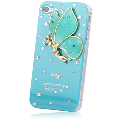 Handmade Diamond Encrusted Crystal Shell for iPhone 4 & 4S