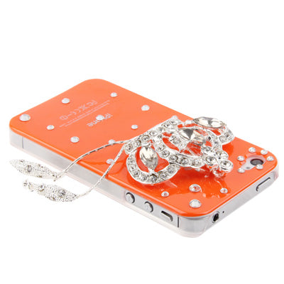 Handmade Diamond Encrusted Crystal Shell for iPhone 4 & 4S