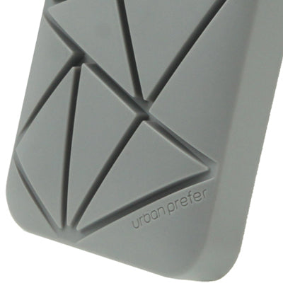 Hard Soft ABS Coin 4 Stand Cover Case for iPhone 4 & 4S (Grey)