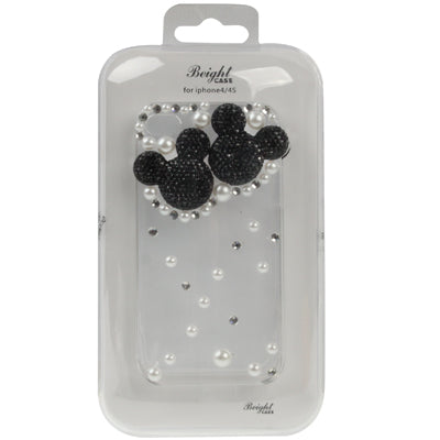 Mickey Mouse Design Diamond Encrusted Crystal Case for iPhone 4 & 4S, iPhone 4(CDMA),