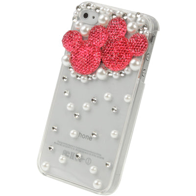 Mickey Mouse Design Diamond Encrusted Crystal Case for iPhone 4 & 4S, iPhone 4(CDMA),