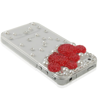 Mickey Mouse Design Diamond Encrusted Crystal Case for iPhone 4 & 4S, iPhone 4(CDMA),