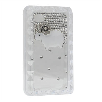 Little Lamb Design Diamond Encrusted Crystal Case for iPhone 4 & 4S, iPhone 4(CDMA),