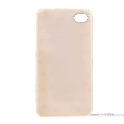 Flower Motifs Handmade Diamond Encrusted Crystal Shell for iPhone 4 & 4S