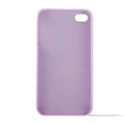 Flower Motifs Handmade Diamond Encrusted Crystal Shell for iPhone 4 & 4S