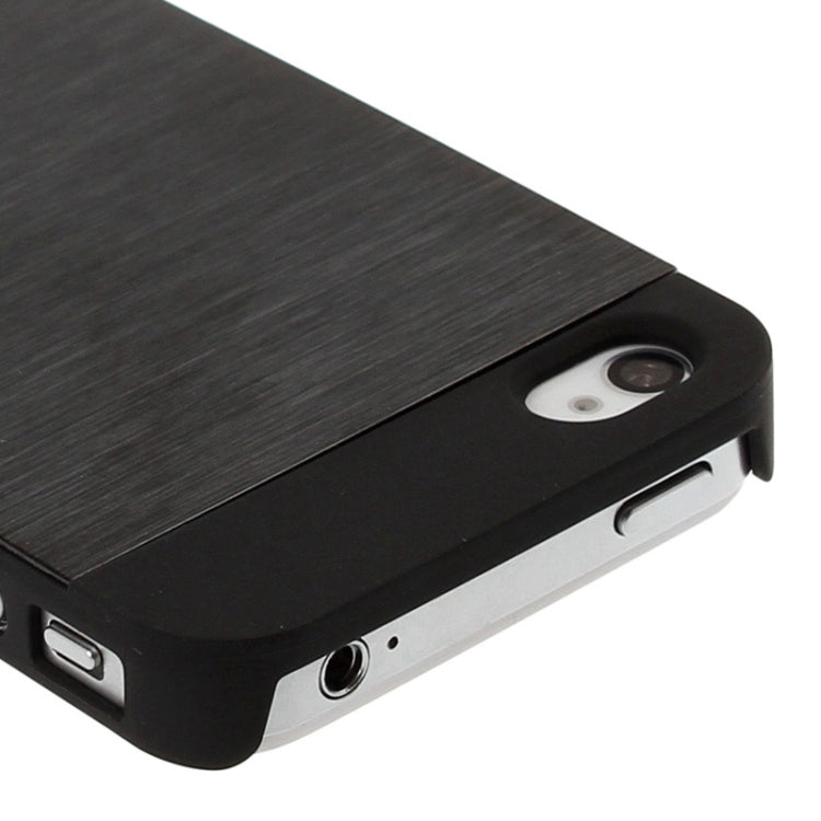 MOTOMO Metal Paste Skin Frosted Plastic Case for iPhone 4 & 4S