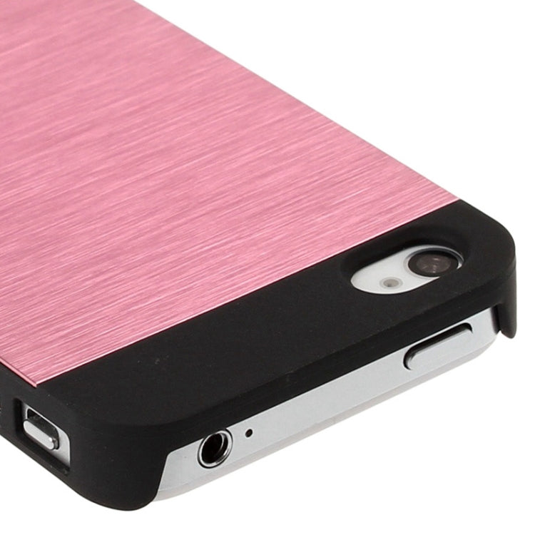 MOTOMO Metal Paste Skin Frosted Plastic Case for iPhone 4 & 4S