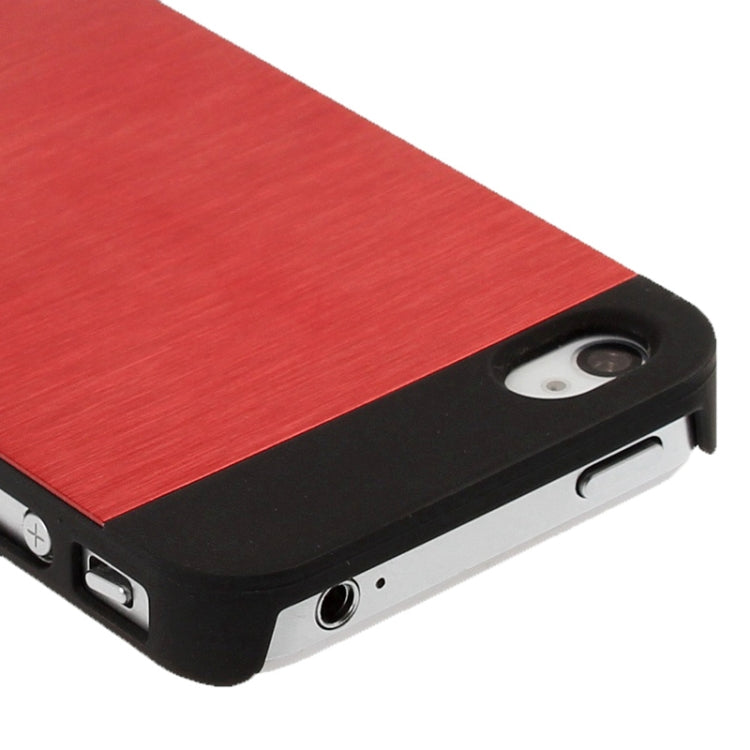 MOTOMO Metal Paste Skin Frosted Plastic Case for iPhone 4 & 4S