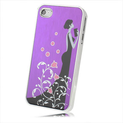 Fashion Woman Style Plastic Case for iPhone 4 & 4S