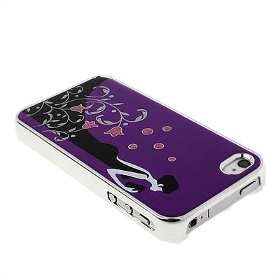 Fashion Woman Style Plastic Case for iPhone 4 & 4S