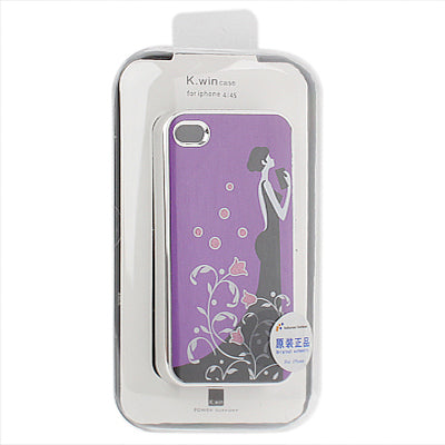 Fashion Woman Style Plastic Case for iPhone 4 & 4S