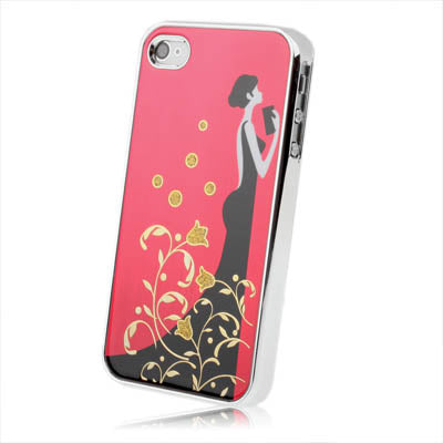 Fashion Woman Style Plastic Case for iPhone 4 & 4S