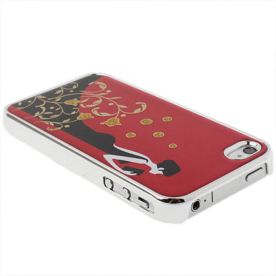 Fashion Woman Style Plastic Case for iPhone 4 & 4S