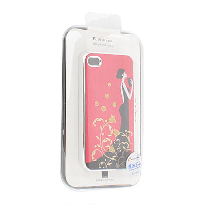 Fashion Woman Style Plastic Case for iPhone 4 & 4S