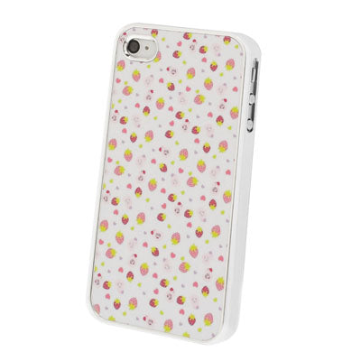 Strawberry Pattern Plastic Protective Case for iPhone 4 & 4S