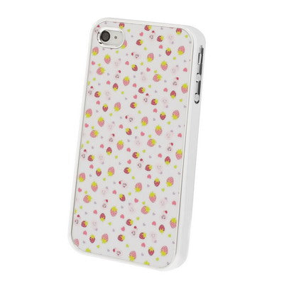 Strawberry Pattern Plastic Protective Case for iPhone 4 & 4S