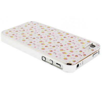Strawberry Pattern Plastic Protective Case for iPhone 4 & 4S