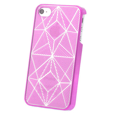 Prismatic Pattern Plastic Protective Case for iPhone 4 & 4S