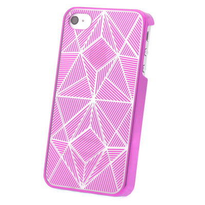 Prismatic Pattern Plastic Protective Case for iPhone 4 & 4S
