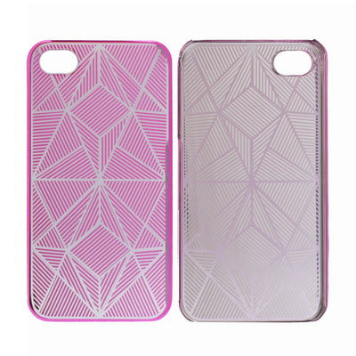 Prismatic Pattern Plastic Protective Case for iPhone 4 & 4S