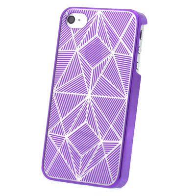 Prismatic Pattern Plastic Protective Case for iPhone 4 & 4S