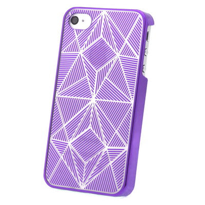 Prismatic Pattern Plastic Protective Case for iPhone 4 & 4S