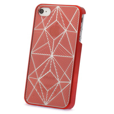 Prismatic Pattern Plastic Protective Case for iPhone 4 & 4S