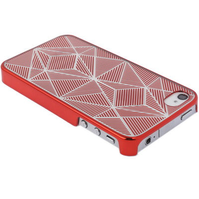 Prismatic Pattern Plastic Protective Case for iPhone 4 & 4S
