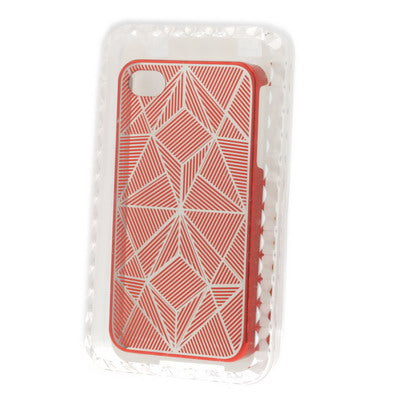 Prismatic Pattern Plastic Protective Case for iPhone 4 & 4S