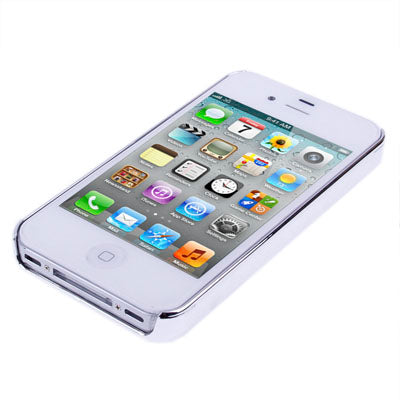 Gravel Style Plating Skinning Plastic Case for iPhone 4 & 4S