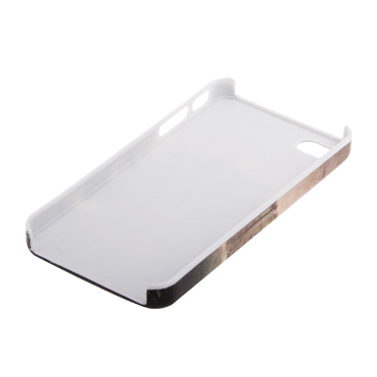 For iPhone 4 & 4S London Street Series Train Pattern Plastic Case