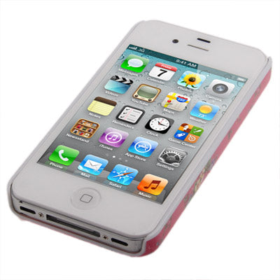 Blooming Pattern Plastic Case for iPhone 4 & 4S