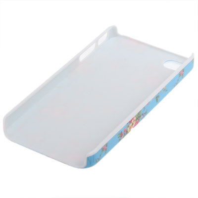 Blooming Pattern Plastic Case for iPhone 4 & 4S
