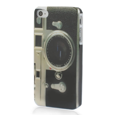 Retro Series Camera Pattern Plastic Case for iPhone 4 & 4S