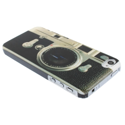 Retro Series Camera Pattern Plastic Case for iPhone 4 & 4S