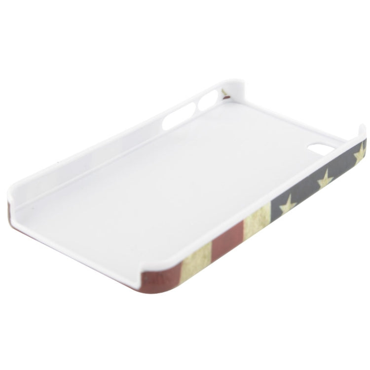 American Flag Pattern Plastic Case for iPhone 4 & 4S