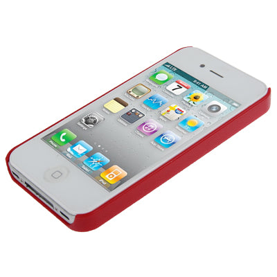 Litchi Texture Plastic Protective Case for iPhone 4 & 4S