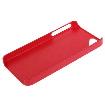 Litchi Texture Plastic Protective Case for iPhone 4 & 4S