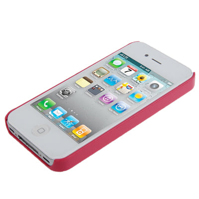Litchi Texture Plastic Protective Case for iPhone 4 & 4S