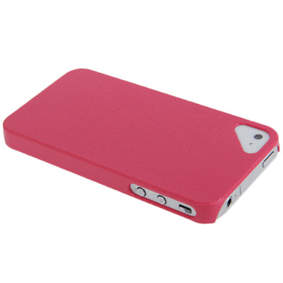 Litchi Texture Plastic Protective Case for iPhone 4 & 4S