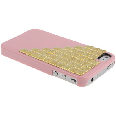 Diamond Style Rivet Plastic Protective Case for iPhone 4 & 4S