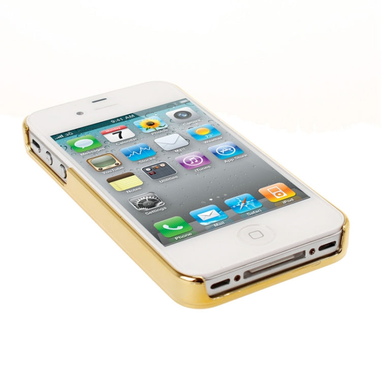 Skull Doctor Pattern Plating Pasting Skin Plastic Case for iPhone 4 & 4S