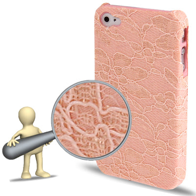 Lace Overlay Plastic Case for iPhone 4 & 4S