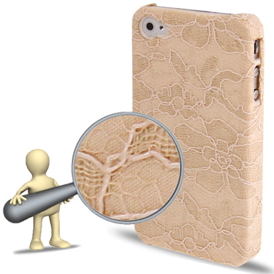 Lace Overlay Plastic Case for iPhone 4 & 4S