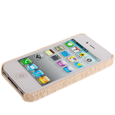 Lace Overlay Plastic Case for iPhone 4 & 4S