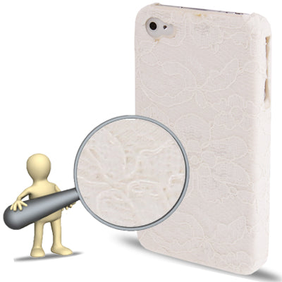 Lace Overlay Plastic Case for iPhone 4 & 4S