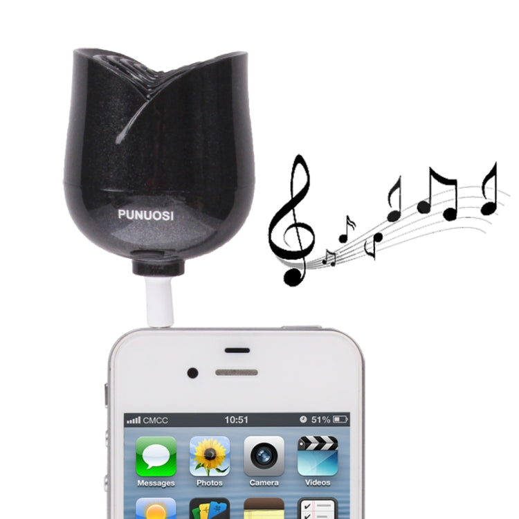 Rose Style Mini Mobile Phone Speaker for iPhone / iPod / iPad